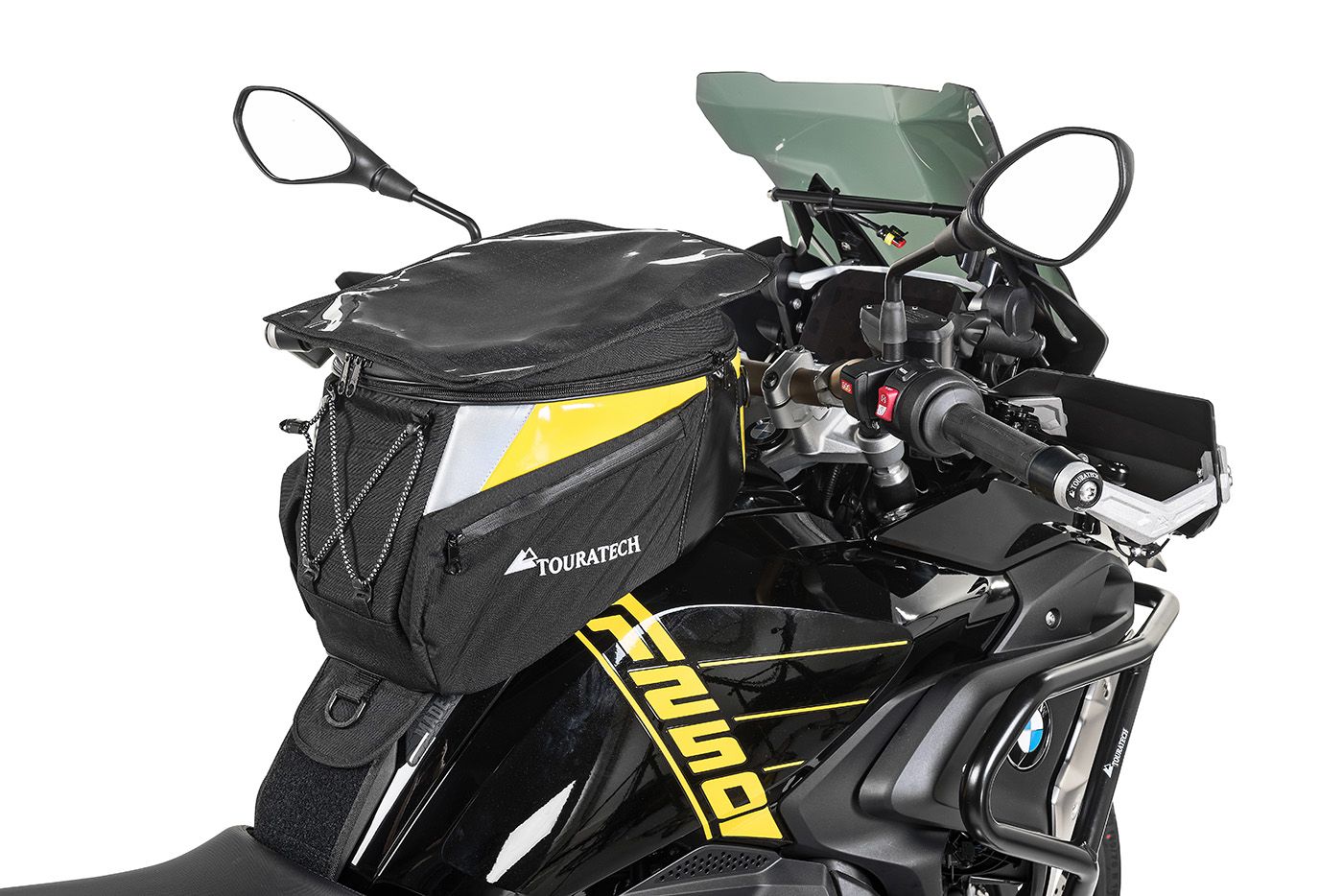 Tank bag "Ambato Exp limited yellow" for BMW R1250GS/ R1250GS Adventure/ R1200GS (LC)/ R1200GS Adventure (LC)/ F850GS/ F850GS F750GS | Touratech: Online shop for motorbike accessories